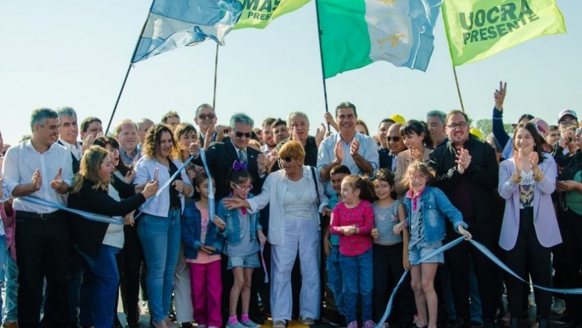 Capitanich inauguró 43 km de la Ruta 13: 