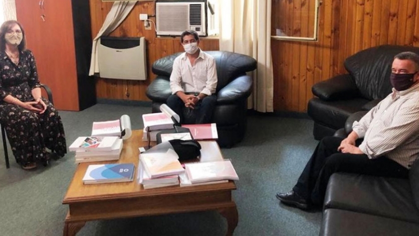 El intendente Gustavo Núñez recibió el avance de diagnóstico del PEDL 9 de Julio 2030