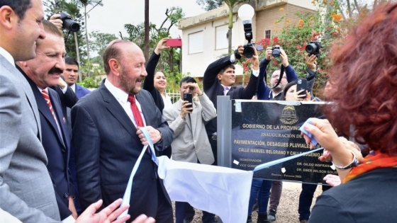 El Gobernador dejó inauguradas múltiples obras en Ibarreta