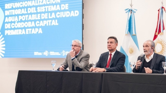 Córdoba licitó una obra récord para ampliar el sistema de agua potable