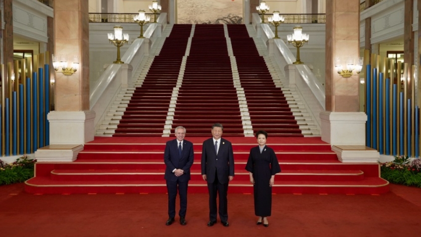 El presidente participó de la bienvenida del III Foro de la Franja y Ruta para la Cooperación Internacional