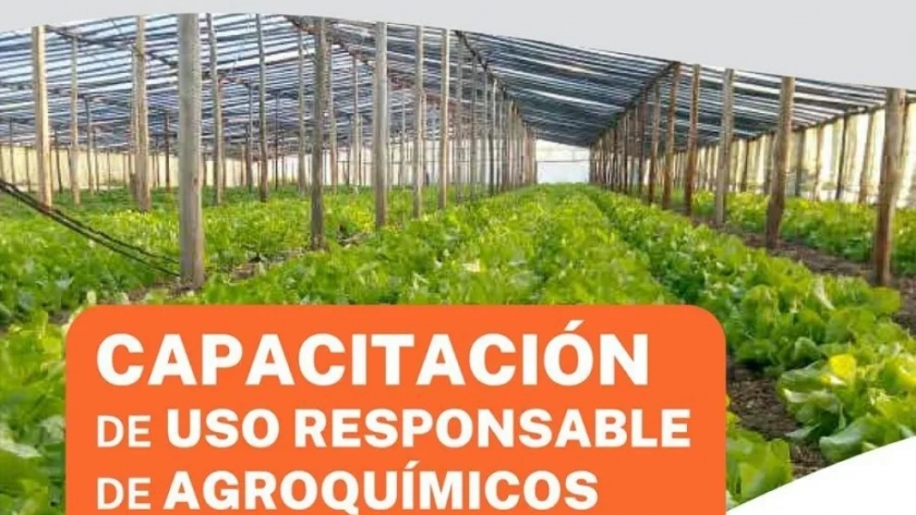 Convocan a productores agropecuarios y técnicos a capacitación sobre uso responsable de agroquímicos
