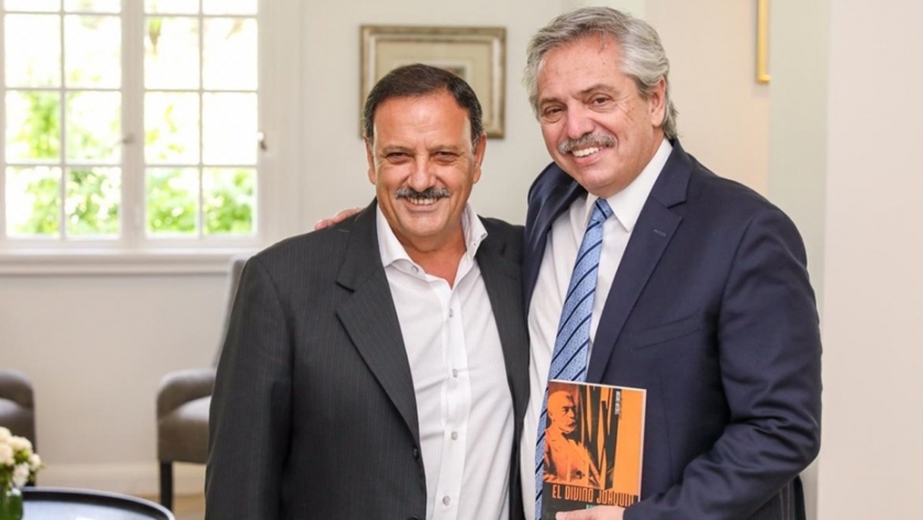 El Gobernador Quintela se reunió con el presidente Alberto Fernandez