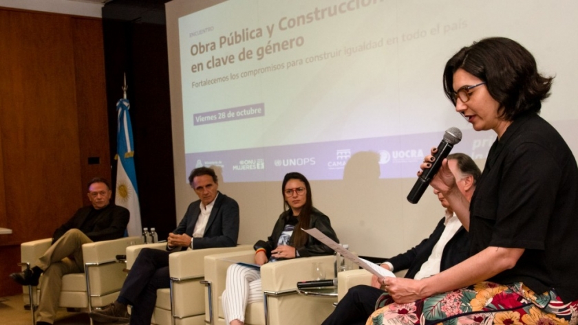 El Ministerio de Obras Públicas, ONU Mujeres y UNOPS encabezaron el encuentro de Obra Pública y Construcción en clave de género