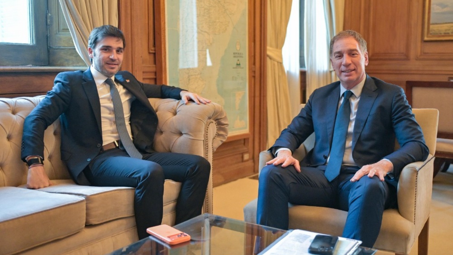 Torres acordó con Santilli la licitación del Acueducto de Comodoro
