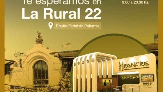 El RENATRE vuelve a la Exposición Rural de Palermo con un stand renovado e información para trabajadores rurales y empleadores