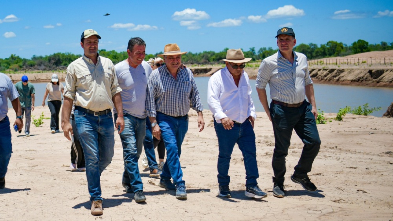 Solís recorrió obras hídricas en el oeste y afirmó que Formosa sostiene la asistencia ante las crecidas del Pilcomayo