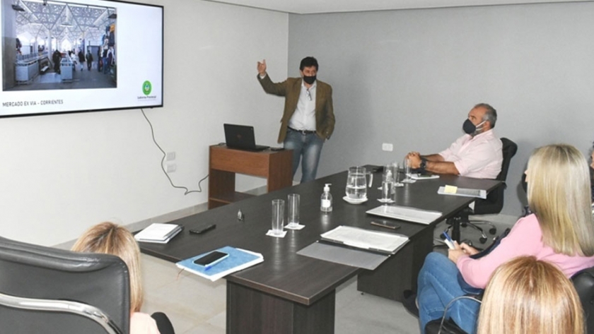 La Provincia avanza en un proyecto moderno y superador para el Mercado de Ex Vía