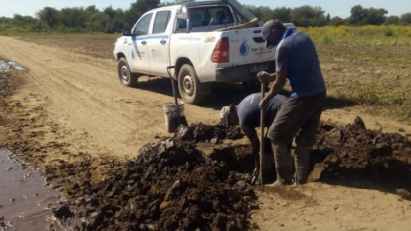 San Luis Agua reparó dos acueductos en el norte de la provincia