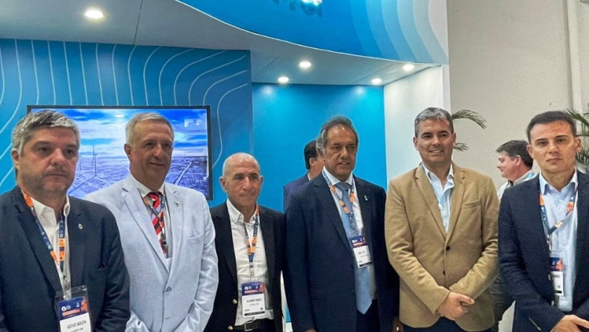 Chubut participó de la inauguración formal del stand de Argentina en la Feria “Gas & Oil 2022” en Río de Janeiro