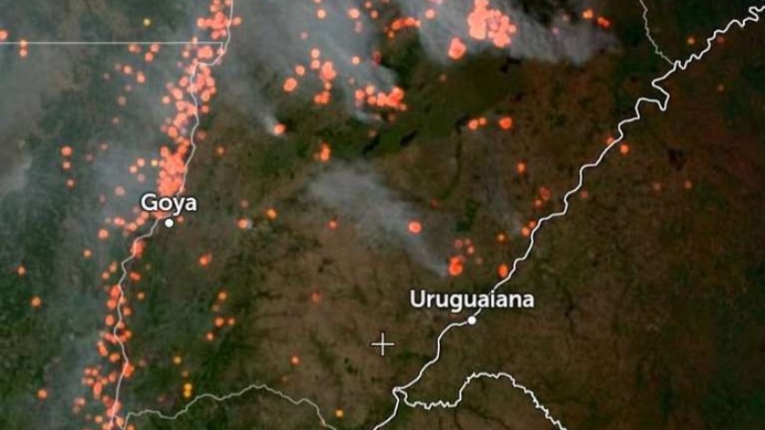 Incendios: Corrientes perdió el 12% de su superficie