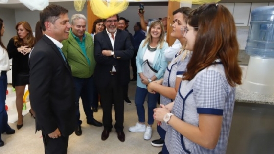 Kicillof inauguró el primer jardín maternal de gestión pública de Salto