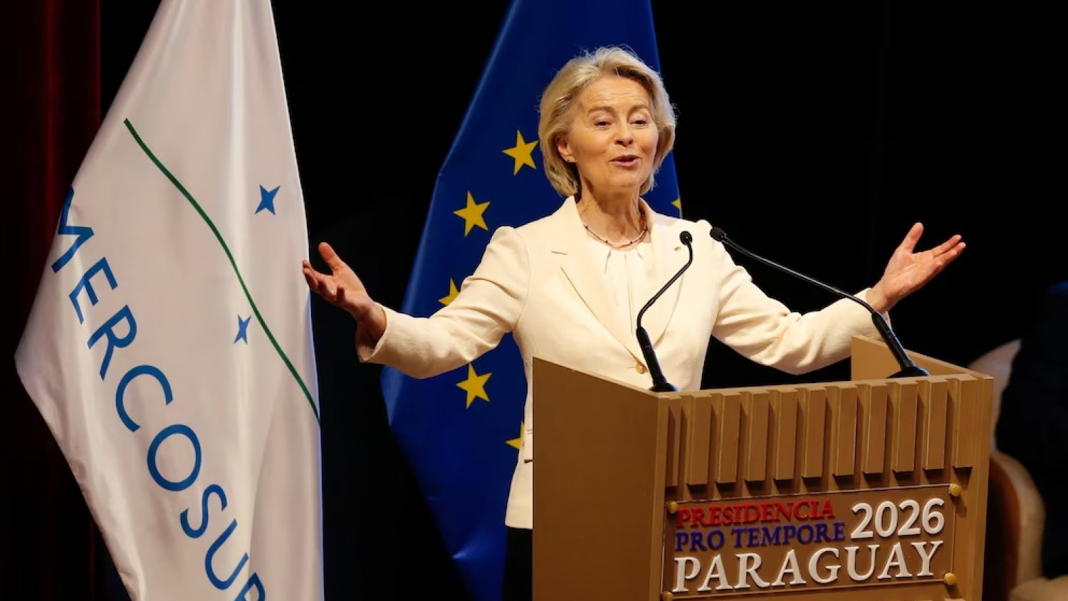 Von der Leyen defendió el acuerdo Mercosur-UE y aseguró que impulsará empleo y crecimiento en ambos bloques