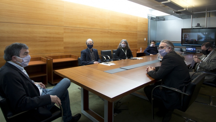 Salvarezza y Basterra se reunieron para coordinar iniciativas de trabajo conjunto