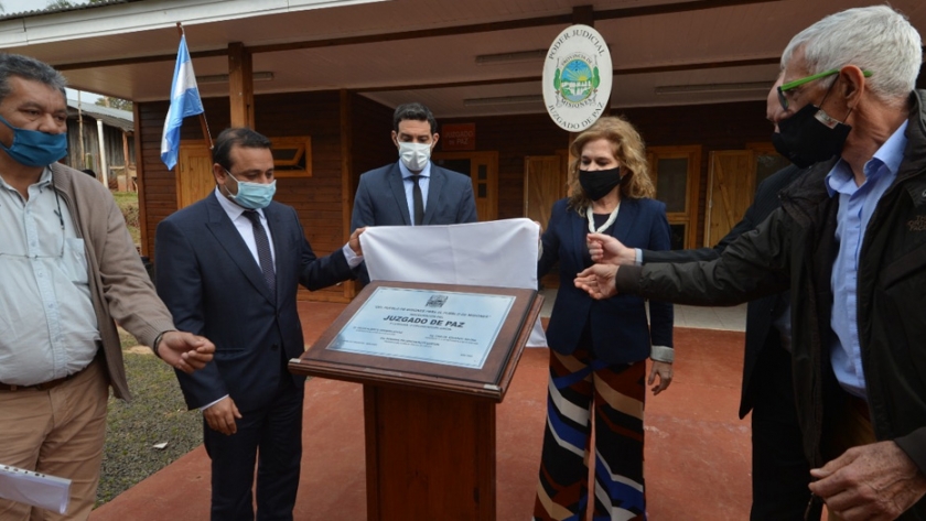 El Gobernador habilitó la nueva sede del Juzgado de Paz de Hipólito Irigoyen