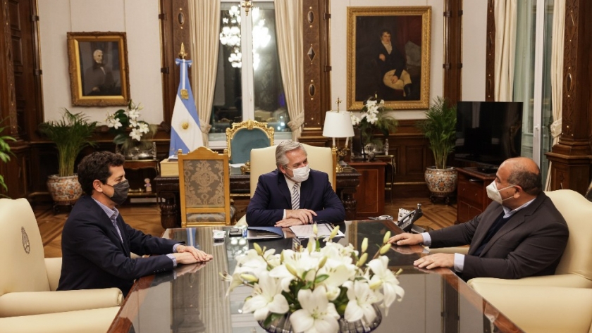 El Presidente recibió al gobernador de Tucumán