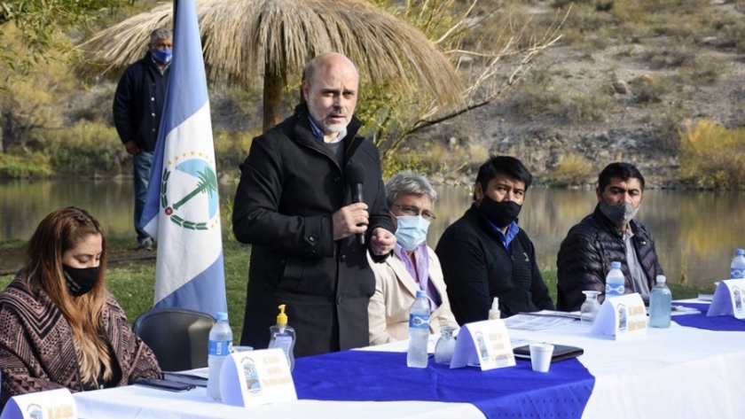 Se realizó la cuarta reunión de Gabinete en Terreno en Bajada del Agrio
