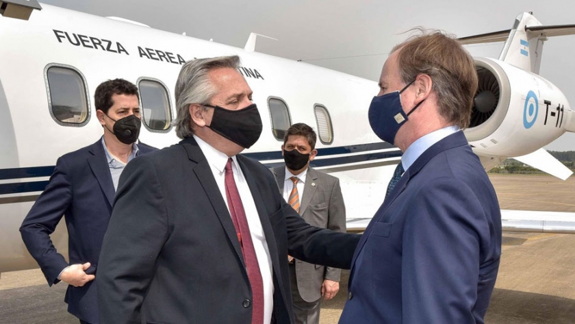Bordet recibió a Alberto Fernández para compartir una amplia agenda de trabajo