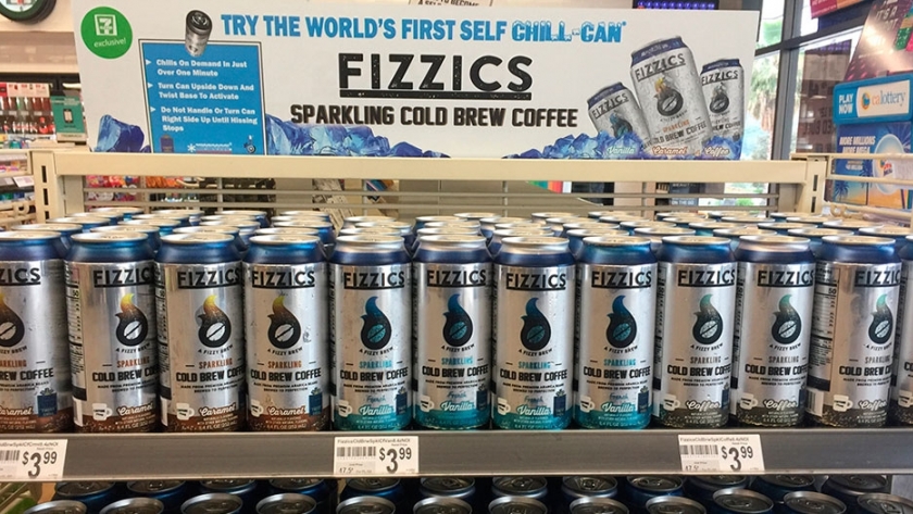 Estados Unidos: latas de bebidas que se enfrían solas