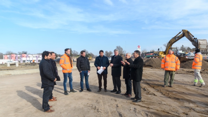 Travesía Urbana de General Acha: el avance de obra es del 45%