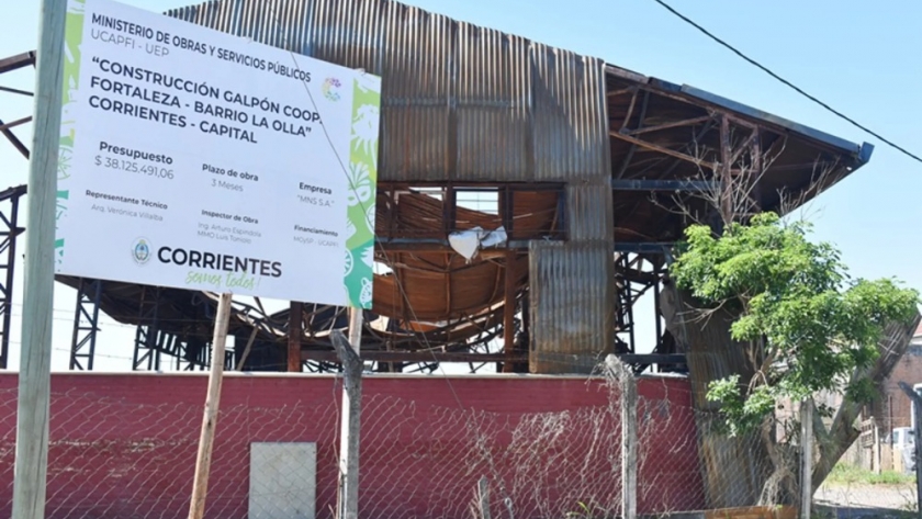 La Provincia comenzó la construcción del nuevo galpón de la Cooperativa de reciclaje 