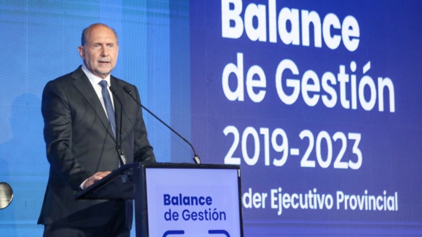 Perotti: “Dejamos una provincia con  un piso muy superior al que recibimos”