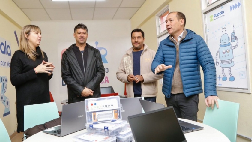 Inauguraron la primera sala de Robótica de la provincia en Zapala