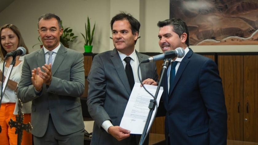 Marcelo Orrego asistió al acto de asunción del fiscal de Estado Adjunto del Gobierno, Sebastián Dávila