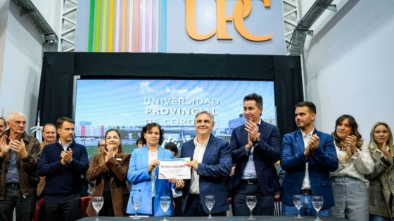 Llaryora inauguró sede de la UPC en Marcos Juárez