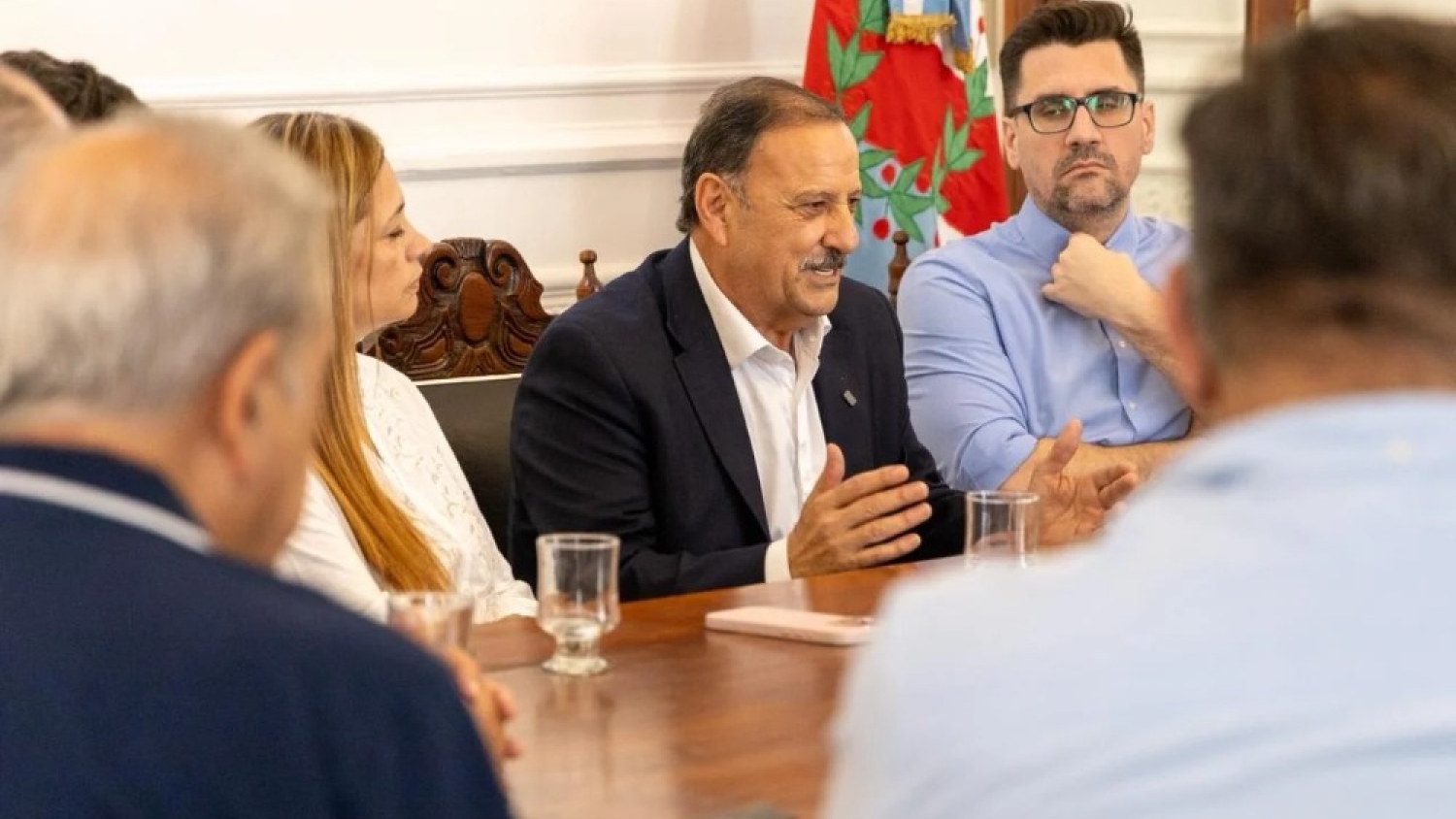 Quintela anunció un fondo rotatorio para la vendimia y ratificó el respaldo provincial al sector vitivinícola