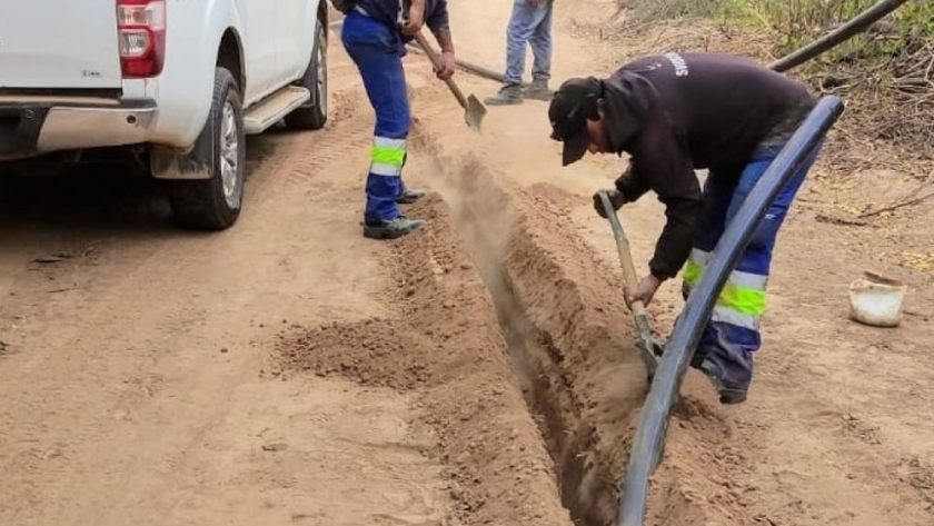 La Esperanza finalizó una obra de agua que beneficia a 16 familias