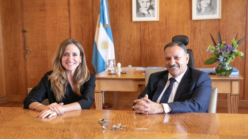 Tolosa Paz se reunió con el gobernador de La Rioja
