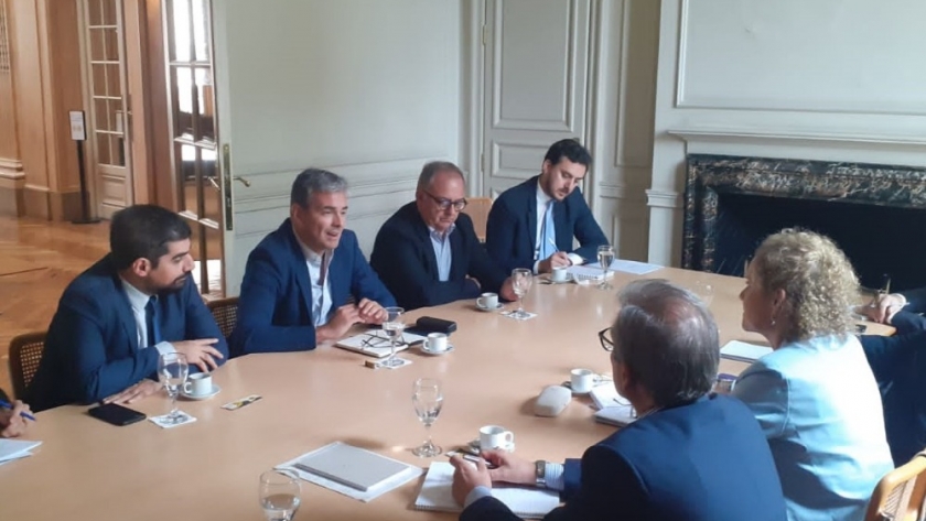 Funcionarios provinciales se reunieron con autoridades de la Cancillería Argentina para presentar los avances en materia de transición energética