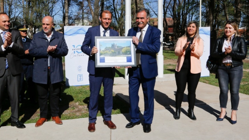 Gutiérrez encabezó el 101º aniversario de Centenario