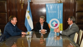 Ambiente recibió al intendente de Tunuyán, Martín Guillermo Aveiro