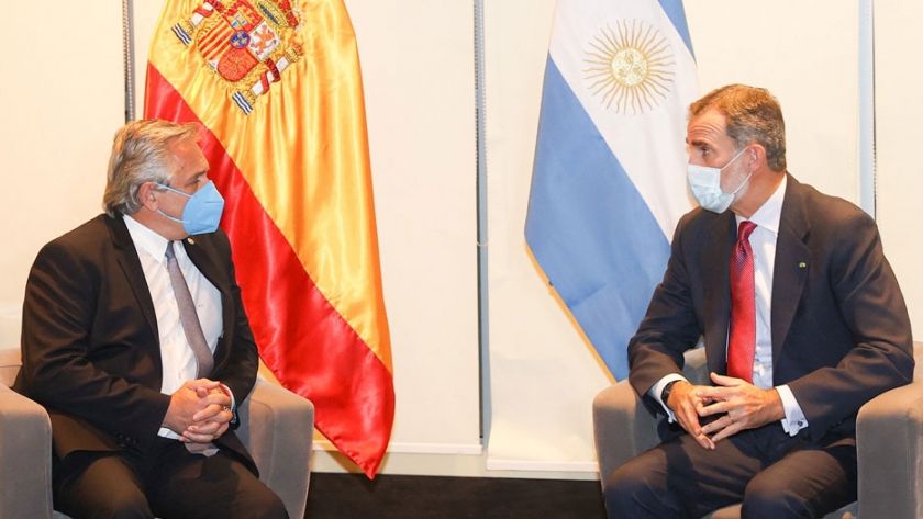 El Presidente mantuvo una audiencia con el Rey de España