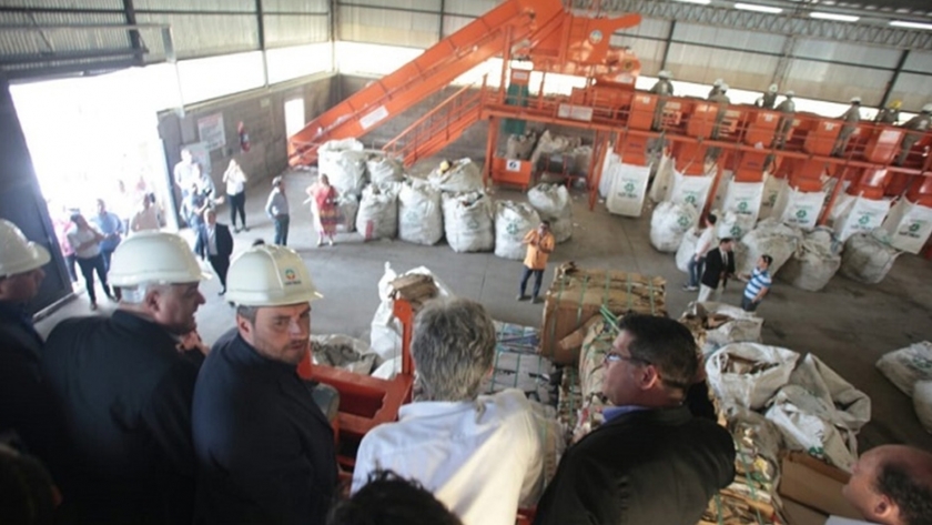 Juan Cabandié elogió la planta de reciclaje de Tafi Viejo