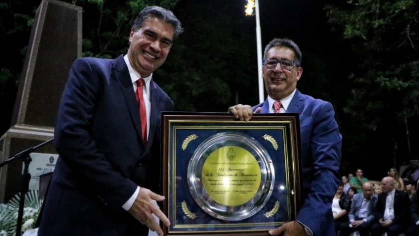 “Resistencia está destinada a ser la capital del norte grande argentino”, dijo Capitanich en el acto central por los 145 años de la ciudad
