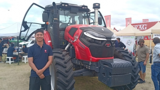 Tohone desembarca en Expoagro y muestra el avance de la maquinaria agrícola china en Argentina