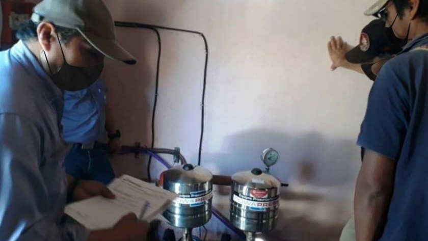 Instalaron una bomba de agua para consumo de ganado en Santa Victoria Este