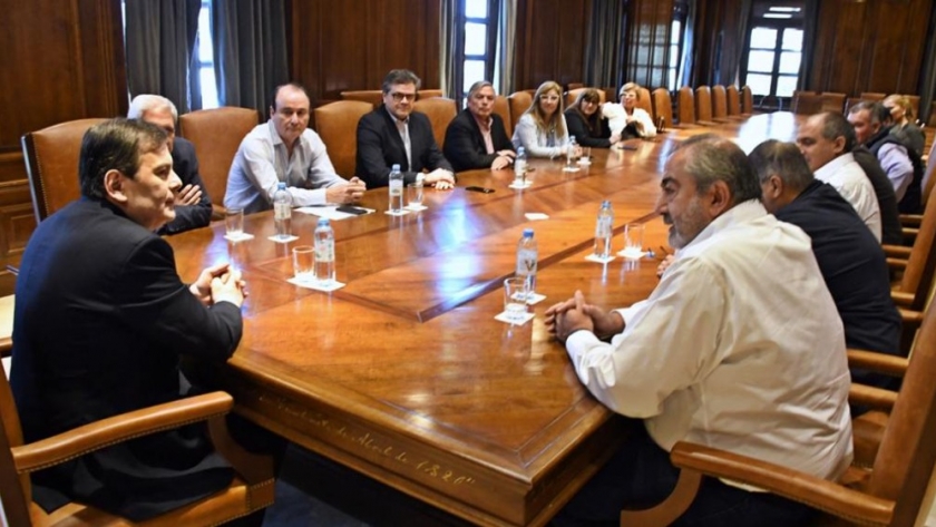 Zamora recibió a los referentes de la CGT de Santiago del Estero