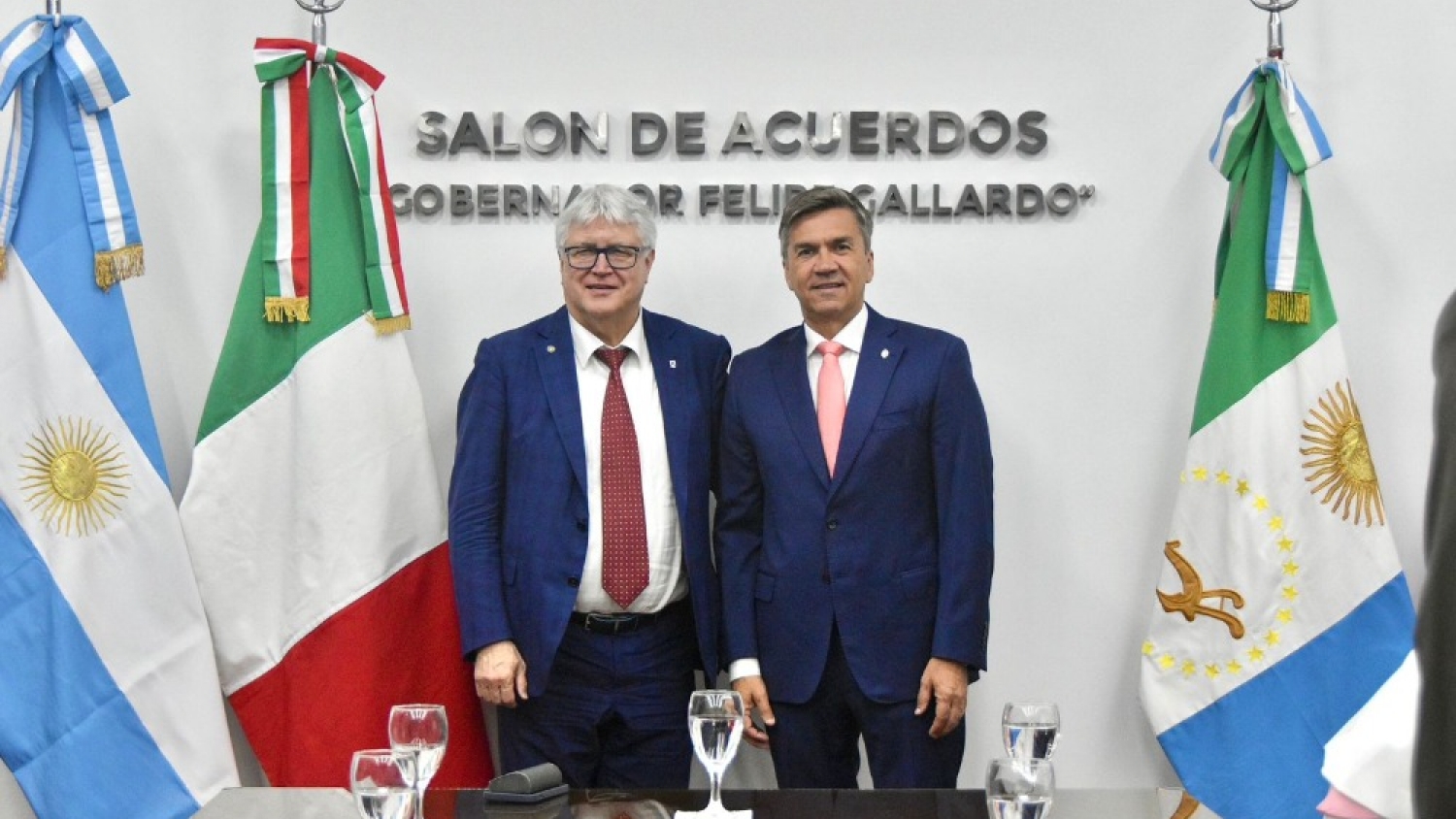 Resistencia refuerza su vínculo histórico con Italia: Zdero recibió a una delegación oficial de Udine y firmó un acuerdo de cooperación