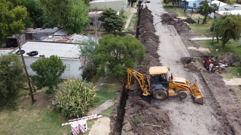 Entre Ríos: el Ministerio de Obras públicas inició los trabajos de Red Cloacal en Segui