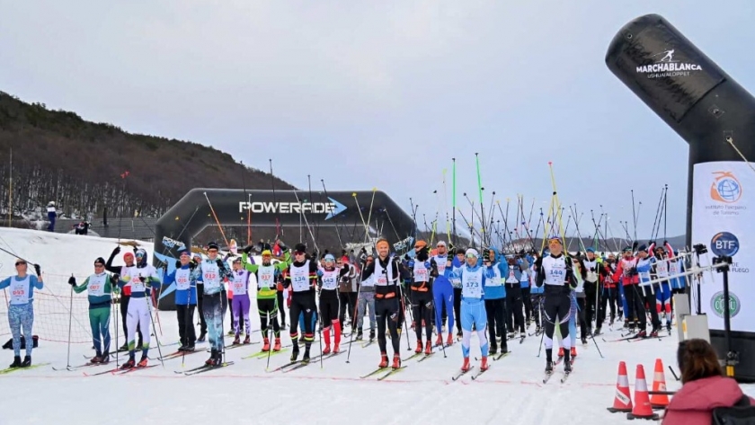 El Infuetur acompañó una nueva edición de la Marchablanca y Ushuaia Loppet