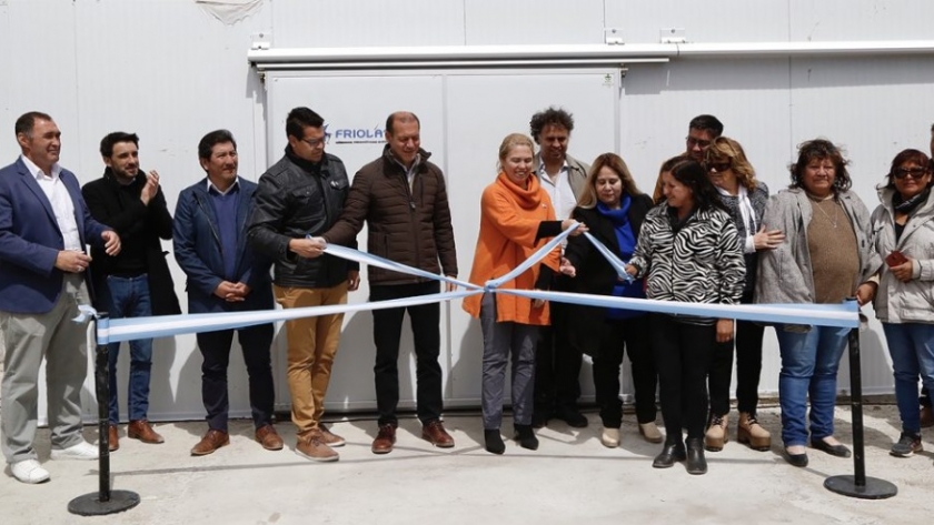 Inauguraron una cámara de frío en el predio ferial de Senillosa