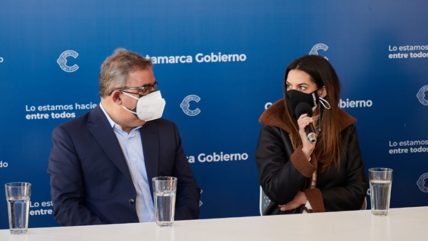 Martínez llevó adelante una intensa agenda de trabajo en la provincia de Catamarca