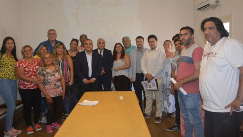 El ministro Díaz Cano se reunió con la Federación Sanjuanina por la Equidad
