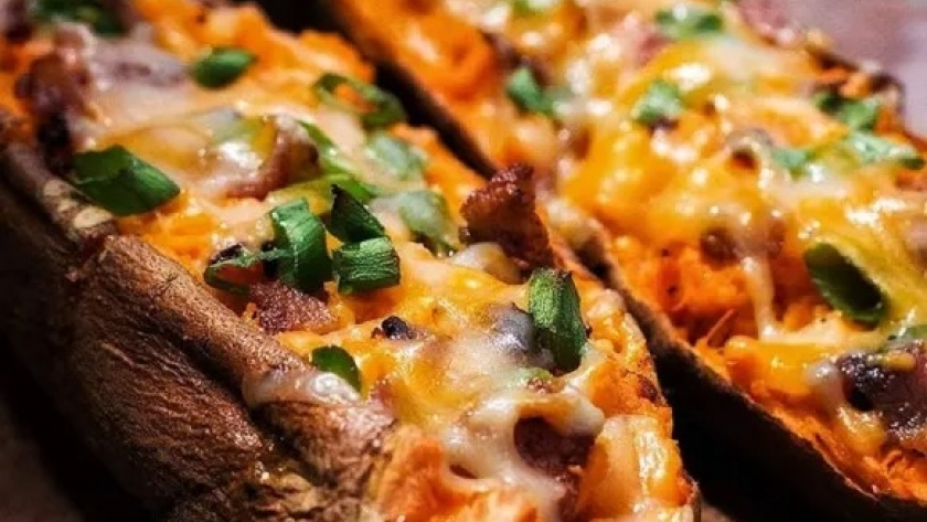 Fácil, rápido y rico: batatas rellenas