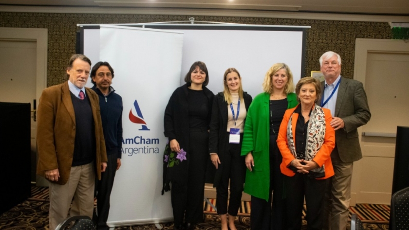 Lamas lideró un diálogo cooperativo en la Cámara de Comercio de los Estados Unidos en Argentina