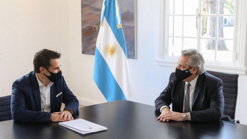 El Presidente se reunió con Darío Martínez en Olivos